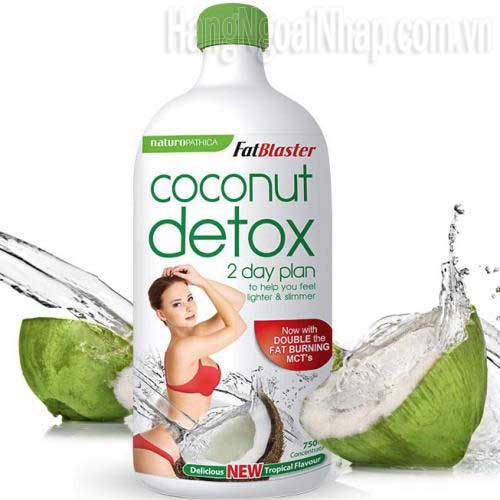 liệu pháp giảm cân từ coconut detox