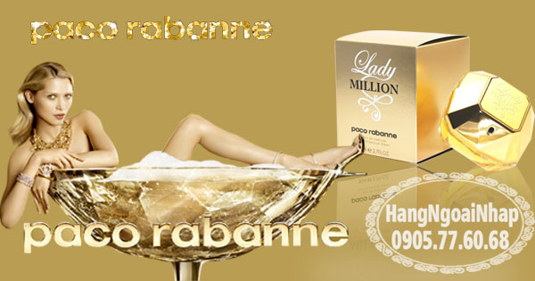 Nước Hoa Cho Nữ Lady Million Paco Rabanne 80ml