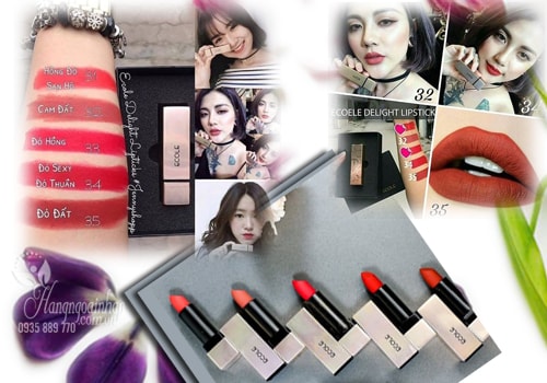Son Thỏi Lì Ecole Shine Black Lipstick Hàn Quốc 3,5G