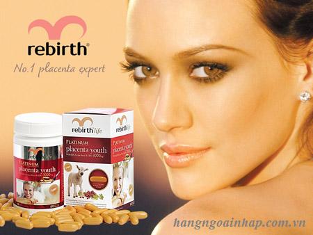 Nhau Thai Cừu Úc Rebirth Platinum Placenta 3000mg