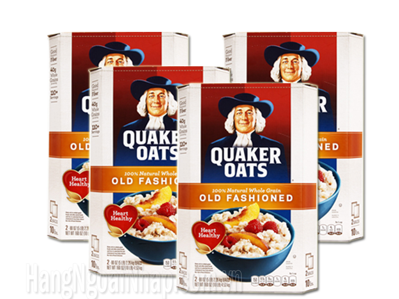 Yến mạch nguyên hạt - Quaker Oats Old Fashioned