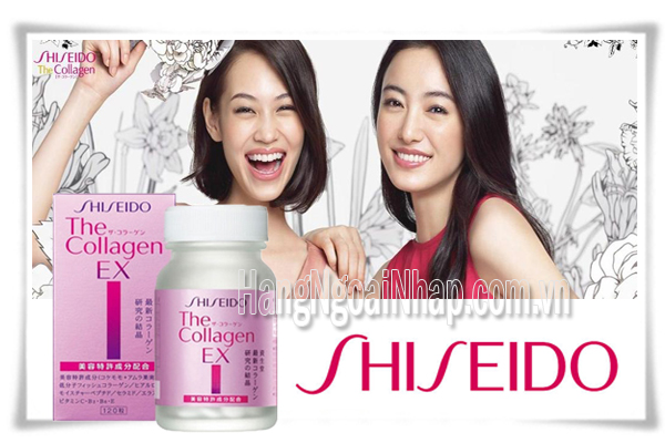 Collagen Shiseido EX Dạng Viên Hộp 120 Viên Của Nhật Chống lão hóa làm đẹp