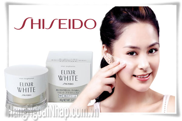 Kem Dưỡng Trắng Da Cao Cấp Ban Đêm Elixir White Shiseido