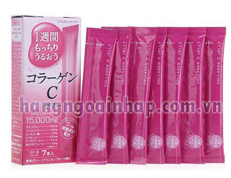 Kẹo Collagen C Jelly của Nhật Hộp 7 Thanh