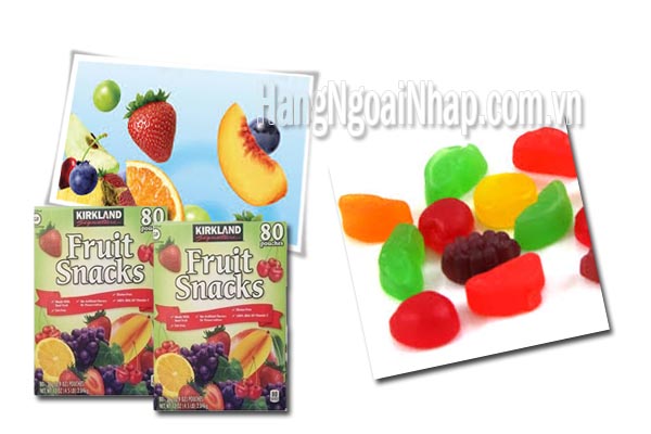 Kẹo Dẻo Trái Cây Fruit Snacks 80 Gói Nhỏ 2.04kg Của Mỹ