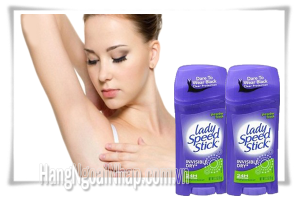 Lăn Khử Mùi Trắng Da Lady Speed Stick Invisible Dry Của Mỹ