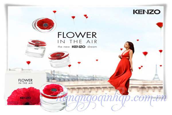 Nước Hoa Nữ Mini Kenzo Flower In The Air 4ml Của Pháp