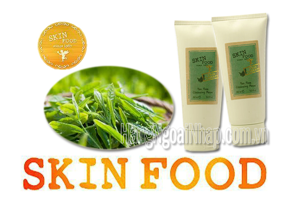 Sửa Rửa Mặt Tinh Chất Trà Xanh Skin Food 150ml Của Hàn Quốc