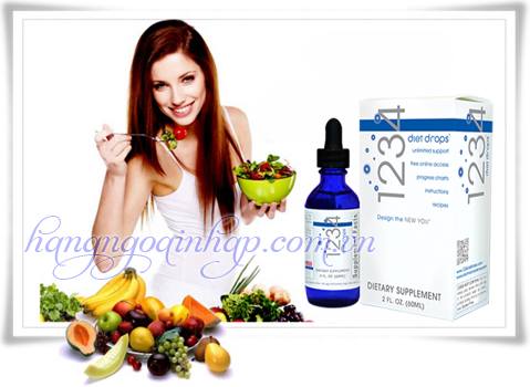Thuốc Giảm Cân Dành Cho Người Khó Giảm Cân 1234 Diet Drops Của Mỹ