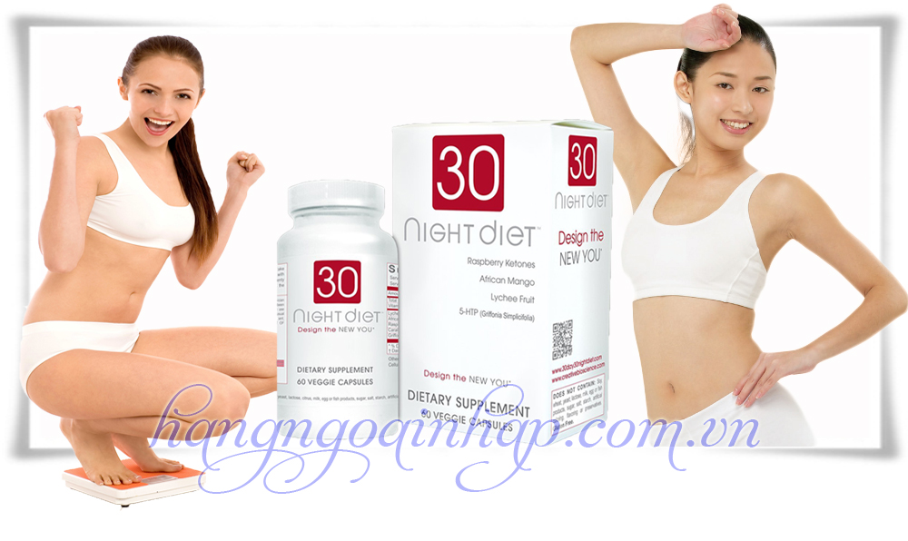 Thuốc Giảm Cân Chiết Xuất Thảo Dược 30 Night Diet Của Mỹ Hộp 60 Viên