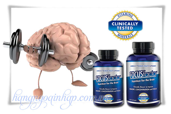 Viên Uống bổ não tăng cường trí nhớ giảm stress Focus Factor của mỹ hộp 150 viên