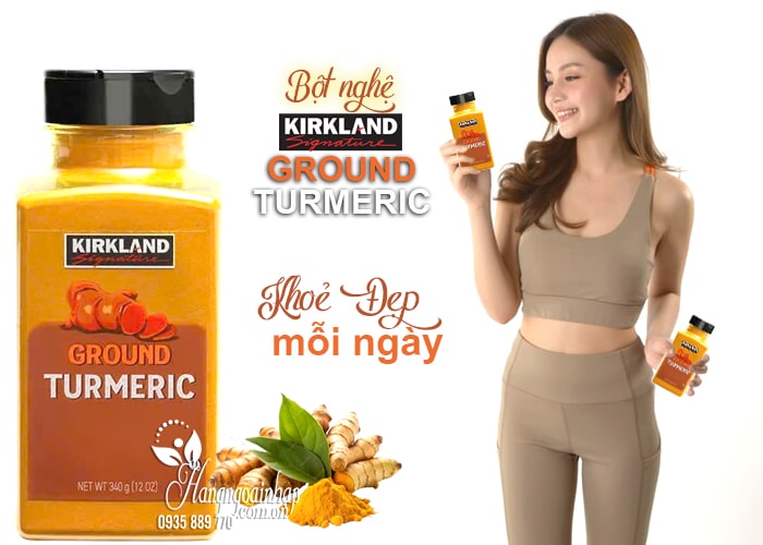 Bột nghệ Ground Turmeric Kirkland Signature của Mỹ hộp 340g  34