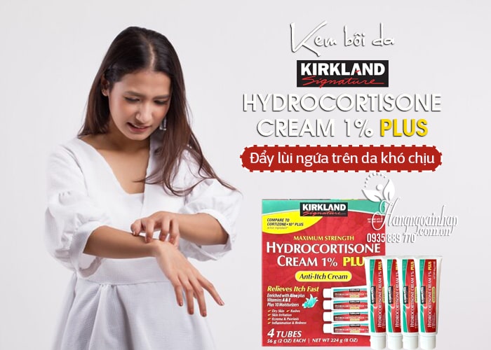 Kem bôi da Kirkland Hydrocortisone Cream 1% Plus của Mỹ 23