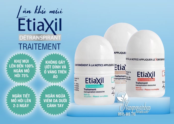 Lăn khử mùi Etiaxil Traitement đặc trị hôi nách của Pháp 35