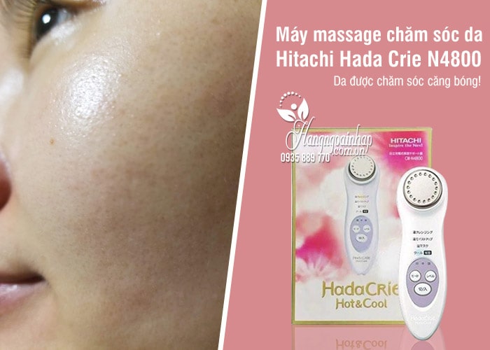 Máy massage chăm sóc da Hitachi Hada Crie N4800 Nhật Bản 8