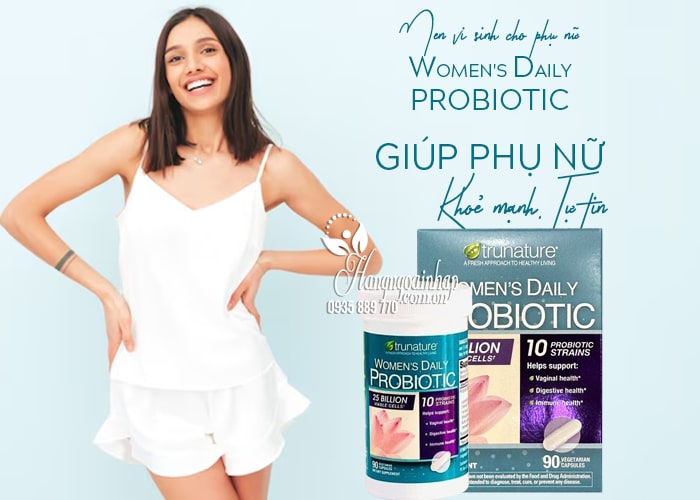 Men vi sinh Trunature Women’s Daily Probiotic 90 viên của Mỹ 1