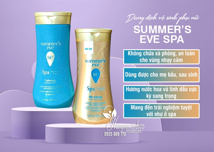 Dung dịch vệ sinh phụ nữ Summer’s Eve Spa 354ml của Mỹ 45