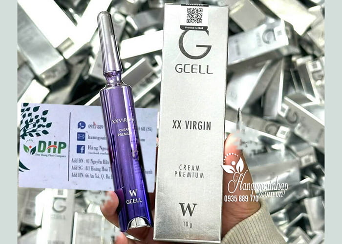 Kem làm hồng vùng kín Gcell XX Virgin W Cream Premium 99