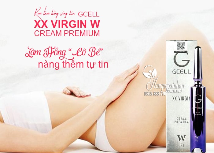 Kem làm hồng vùng kín Gcell XX Virgin W Cream Premium 2