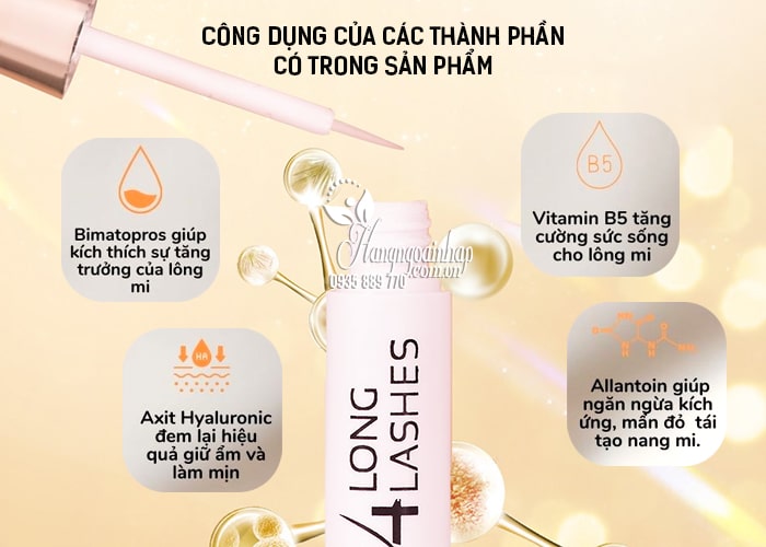 Serum dưỡng dài mi Long 4 Lashes Eyelash Serum 3ml 78