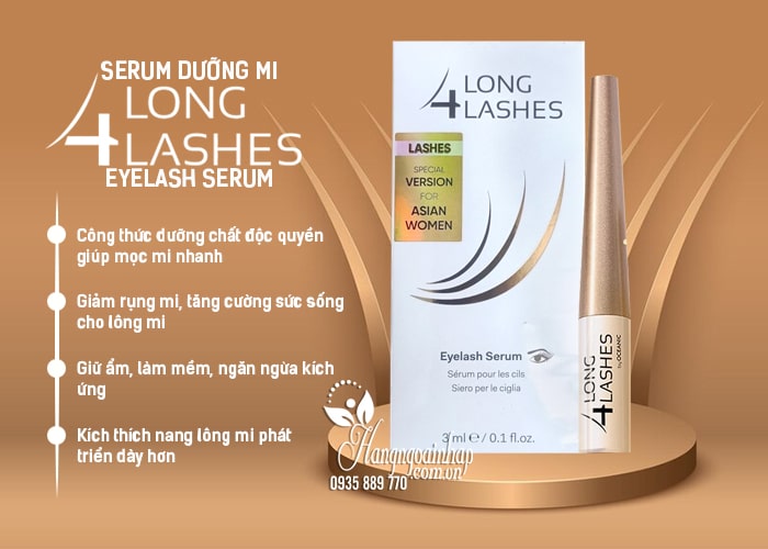 Serum dưỡng dài mi Long 4 Lashes Eyelash Serum 3ml 12