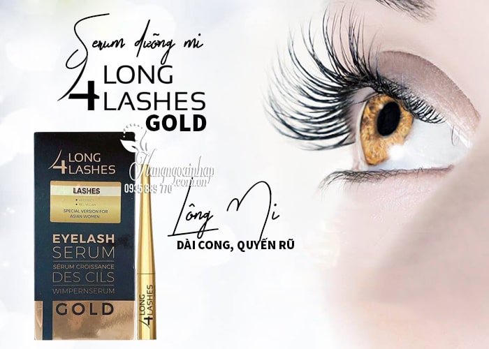 Serum dưỡng mi Long 4 Lashes Eyelash Serum Gold của Mỹ 4ml 67