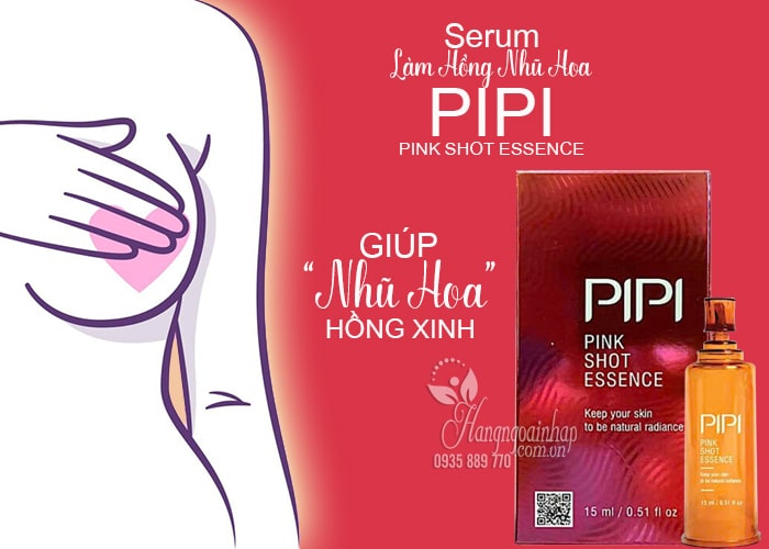 Serum làm hồng nhũ hoa Pipi Pink Shot Essence của Hàn Quốc 23