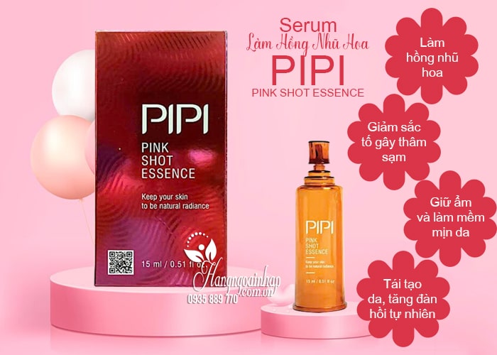 Serum làm hồng nhũ hoa Pipi Pink Shot Essence của Hàn Quốc 45