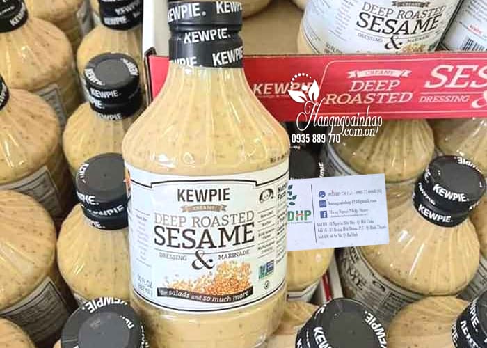 Sốt mè rang Kewpie Deep Roasted Sesame 887ml 9