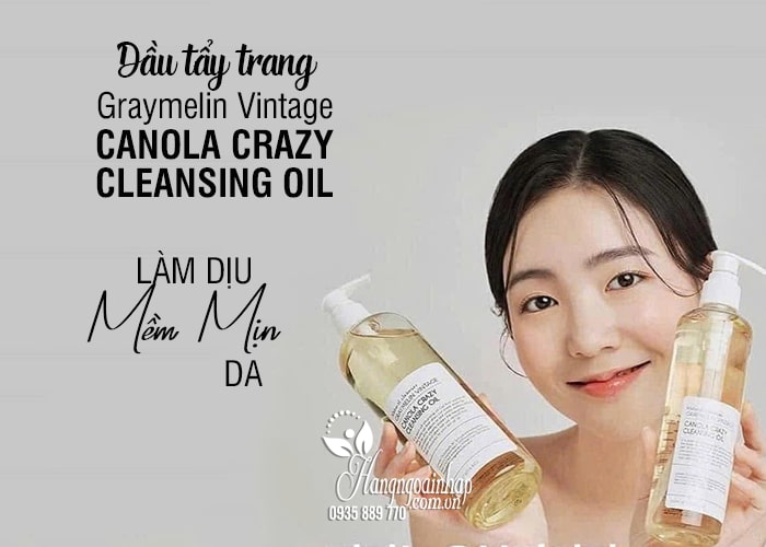 Dầu tẩy trang Graymelin Vintage Canola Crazy Cleansing Oil 1