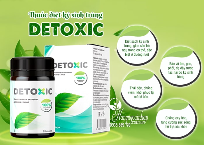 Thuốc Detoxic của Nga diệt ký sinh trùng, làm sạch ruột 6