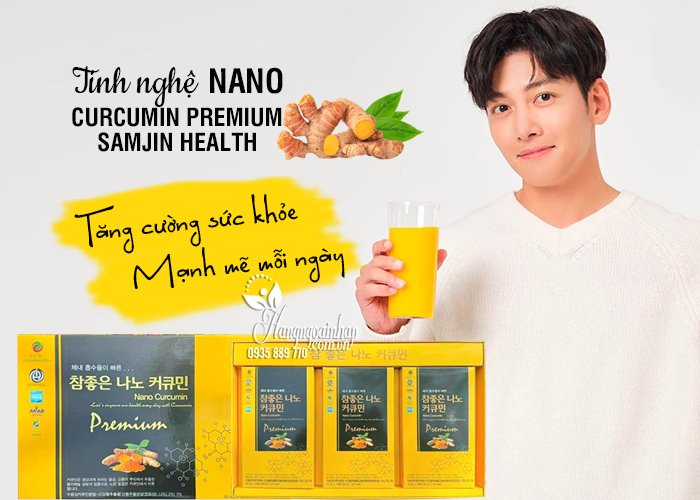 Tinh nghệ nano Curcumin Premium Samjin Health 30 gói 34