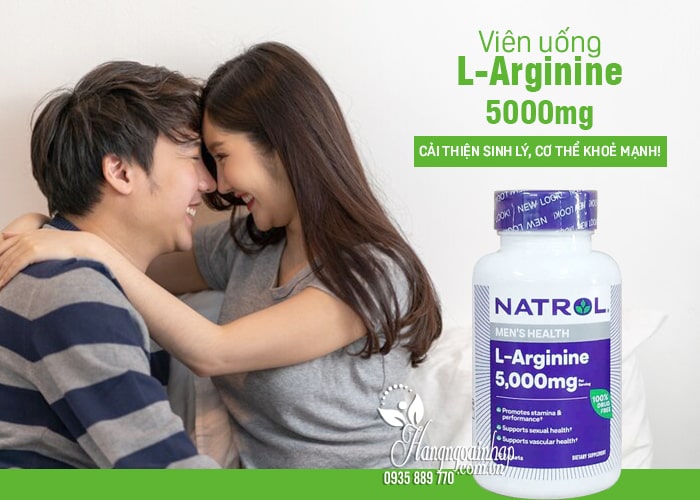 Viên uống L-Arginine 5000mg Natrol 90 viên của Mỹ  23