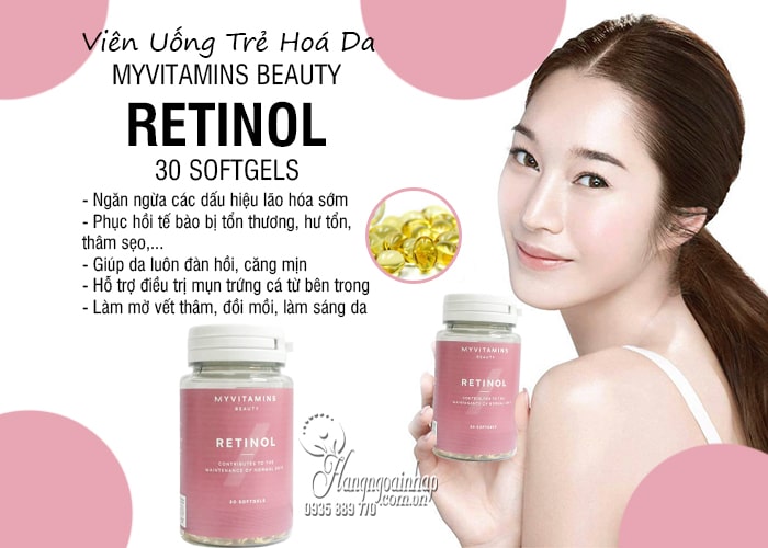 Cách sử dụng viên uống retinol hiệu quả cho làn da đẹp mịn màng