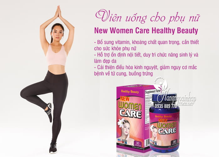 Viên uống New Women Care Healthy Beauty 30 viên cho phụ nữ 7