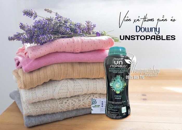 Viên xả thơm quần áo Downy Unstopables Fresh Frais của Mỹ 35