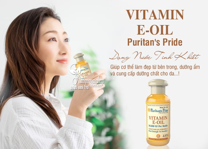 Vitamin E-Oil Puritans Pride tinh khiết 30.000IU dạng nước 74ml của Mỹ 2