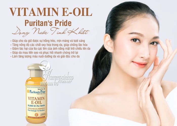 Vitamin E-Oil Puritans Pride tinh khiết 30.000IU dạng nước 74ml của Mỹ 4