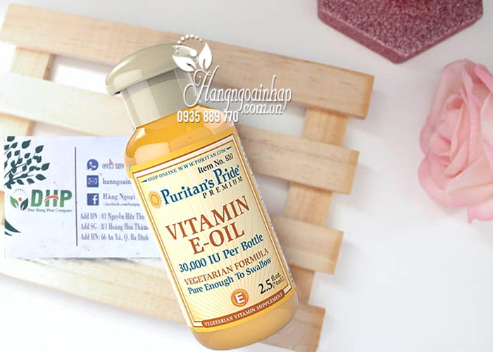 Vitamin E-Oil Puritans Pride tinh khiết 30.000IU dạng nước 74ml của Mỹ 8