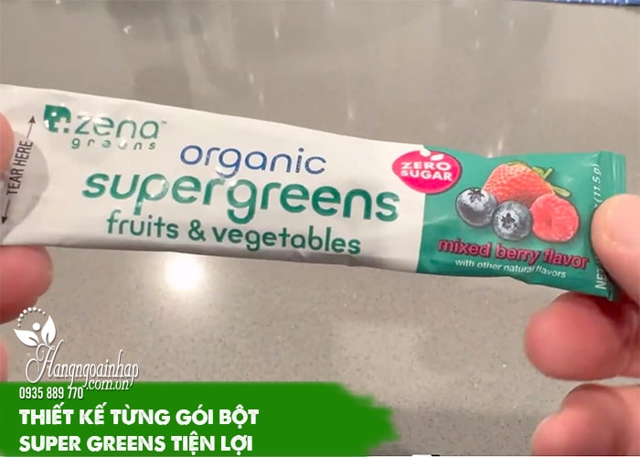 10 lưu ý khi sử dụng bột rau quả Zena Organic Super Greens  4