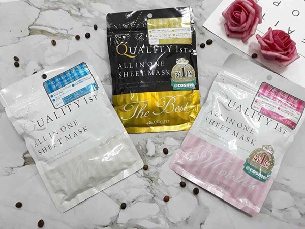 Review 3 loại mặt nạ Quality First All In One Sheet Mask của Nhật 34