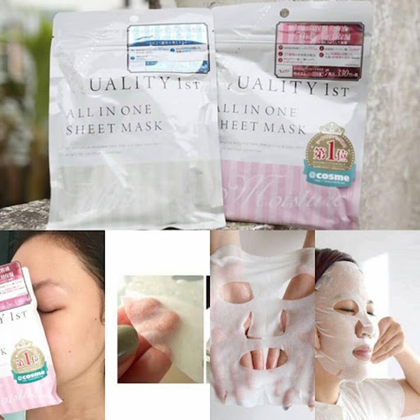 Review 3 loại mặt nạ Quality First All In One Sheet Mask của Nhật 05