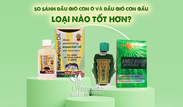 So sánh dầu gió con ó và dầu gió con gấu, loại nào tốt hơn? 45