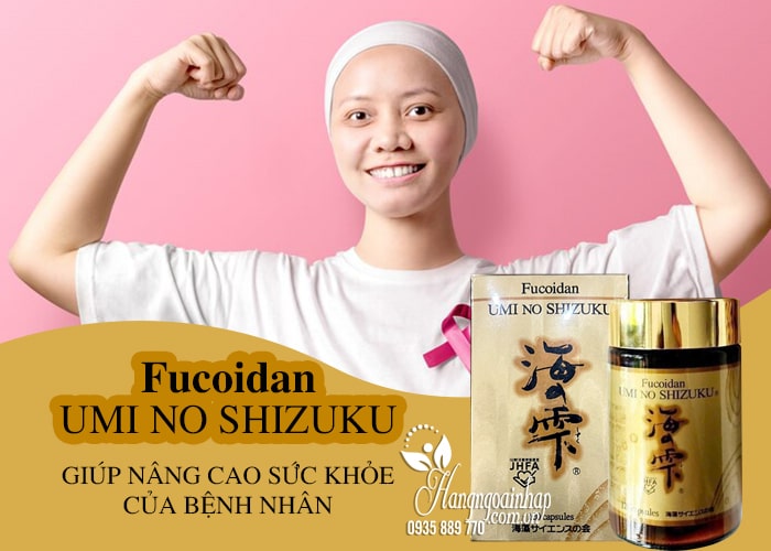 Fucoidan Umi No Shizuku nội địa Nhật Bản, hộp 120 viên 12