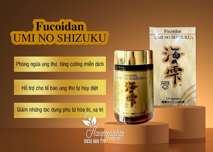 Fucoidan Umi No Shizuku nội địa Nhật Bản, hộp 120 viên 67