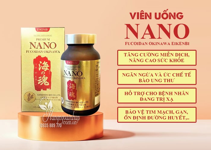 Viên uống Nano Fucoidan Okinawa Eikenbi 120 viên của Nhật Bản 78