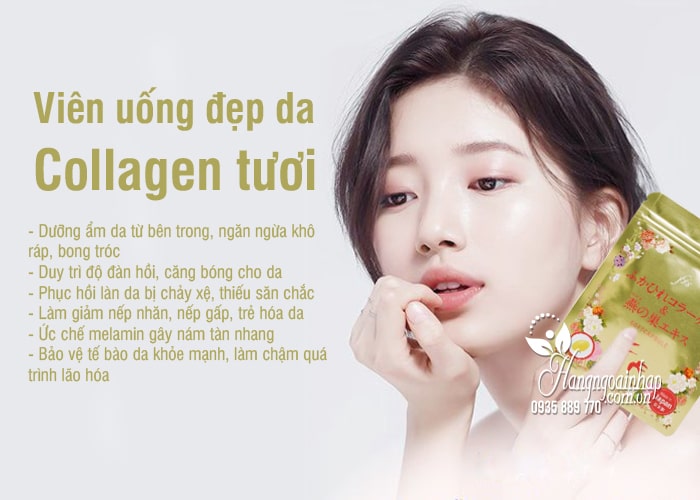 Viên uống đẹp da Collagen tươi của Nhật 30 viên, giá đại lý 3