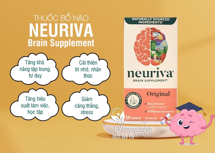 Thuốc bổ não Neuriva Brain Supplement Original của Mỹ 5