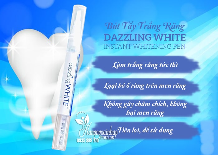 Bút Tẩy Trắng Răng Dazzling White Instant Whitening Pen Của Mỹ 6