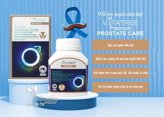 Viên uống Vitatree Premium Prostate Care 60 viên của Úc 9